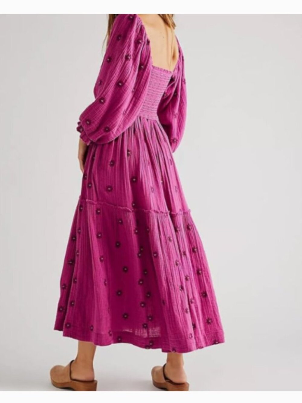 Free People Dahlia Embroidered Maxi Dress - Picture 2 of 6